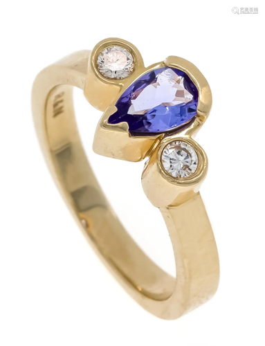 Tanzanite diamond ring GG 585