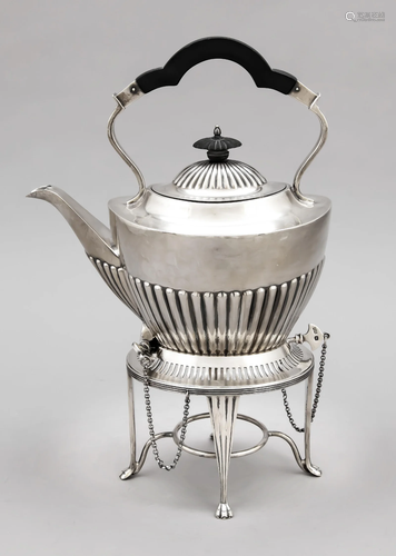 Tea kettle on rechaud, Englan