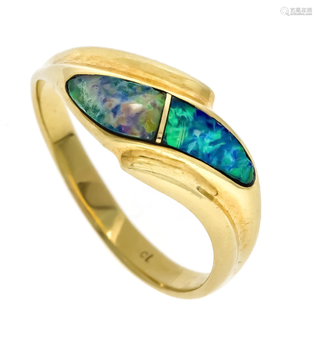 Opal ring GG 750/000 unstampe