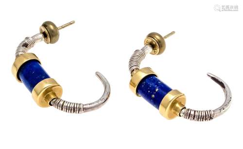 Lapis lazuli designer ear stu