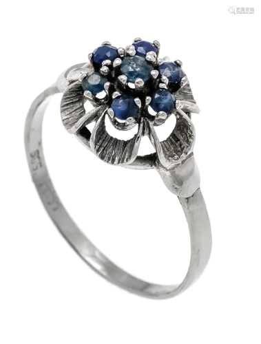 Sapphire ring WG 585/000 with