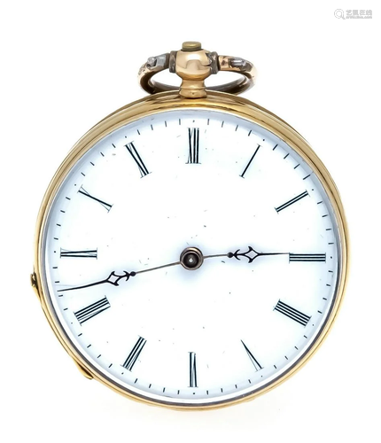 open ladies pocket watch 750/