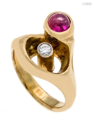 Ruby-brilliant ring GG 585/00
