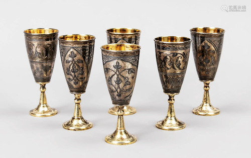 Six goblets, Russia/Soviet Un