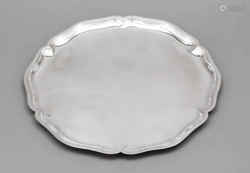 Round tray, German, 20th cent