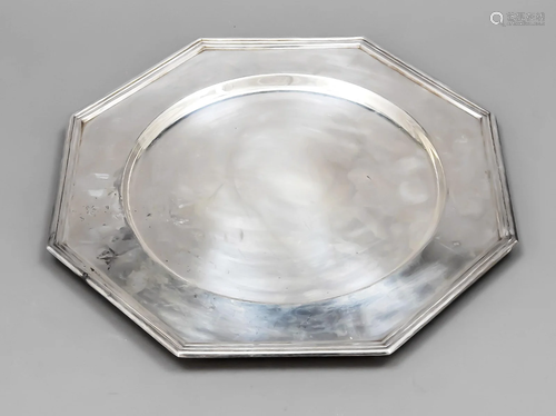 Octagonal place plate, Italy,