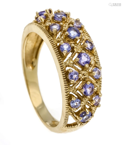 Tanzanite ring GG 585/000 wit