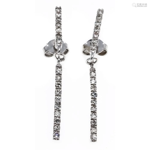 Diamond earrings WG 585/000 w