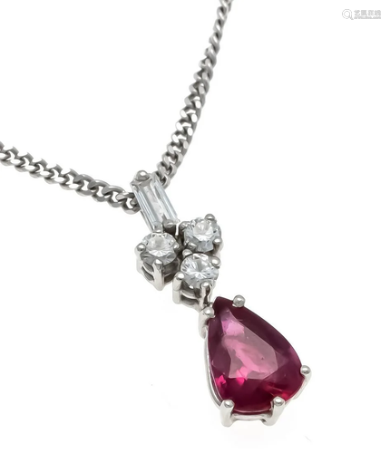 Ruby-brilliant pendant WG 585