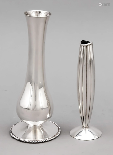 Two vases, German, 20th centu