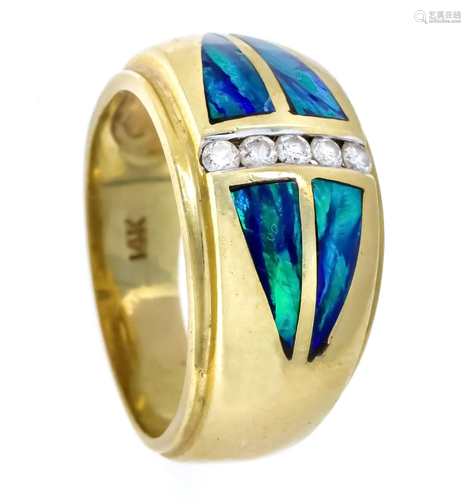 Opal-brilliant ring GG 585/00