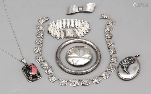 mixed lot silver jewellery, 2