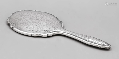 Hand mirror, German, 20th cen