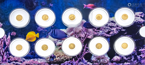 10 gold coins ''Save the Ocea