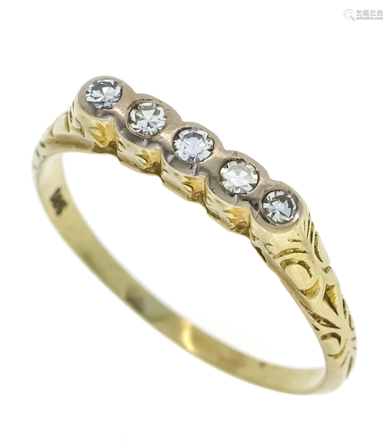 Diamond ring GG 585/000 with