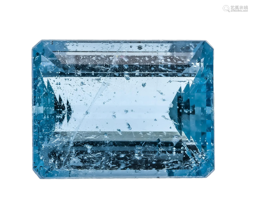 Natural aquamarine 6.74 ct, e