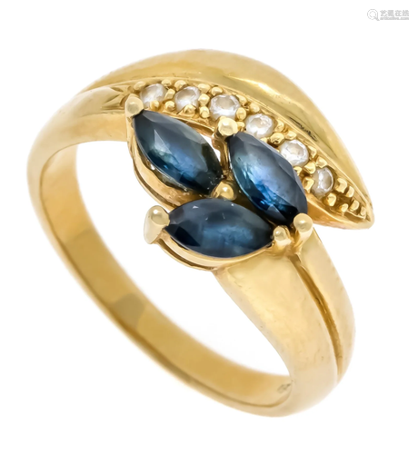 Sapphire-brilliant ring GG 58