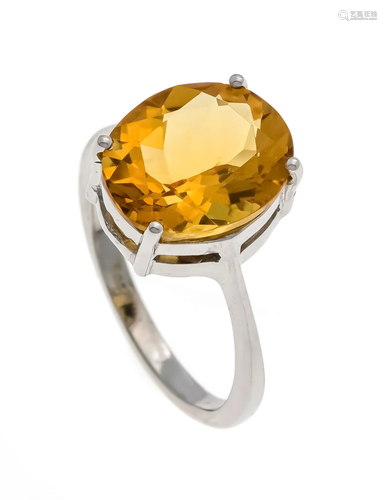 Citrine ring WG 585/000 with