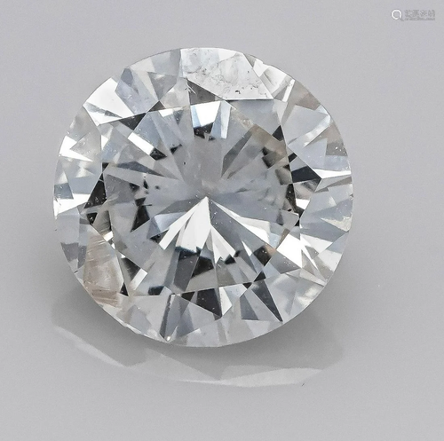 Brilliant 2.09 ct lightly tin