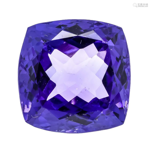 Tanzanite 7.85 ct, cushion cu