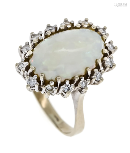 Opal-diamond ring WG 585/000