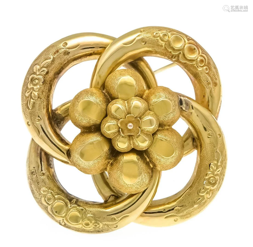 Biedermeier brooch c. 1840 GG