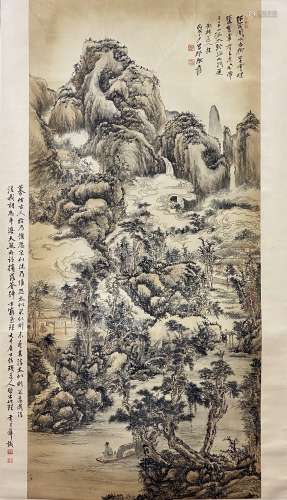 Landscape, Scroll, Zhang Daqian