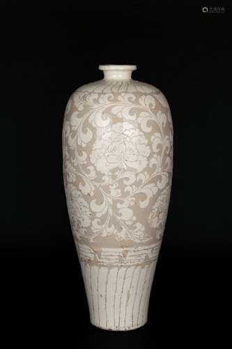 Chinese Carving Mei Vase