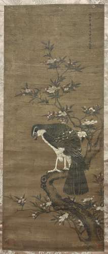 Eagle, Silk Scroll, Jiang Tingxi