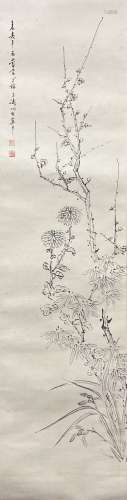 Plum Blossom,  Orchid, Bamboo, Chrysanthemum, Inner Mirror, ...