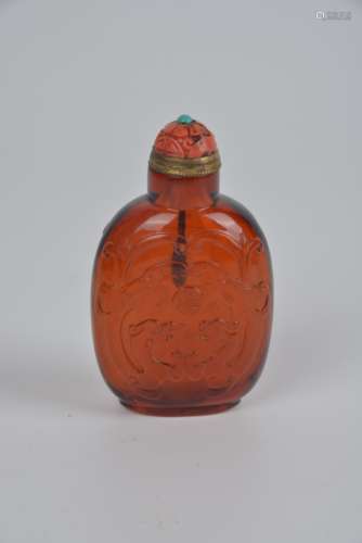 Red Snuff Bottle