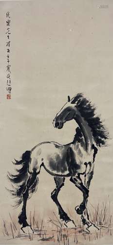 Horse, Scroll, Xu Beihong
