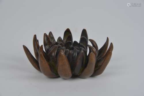 Copper Chrysanthemum Vase Ornament