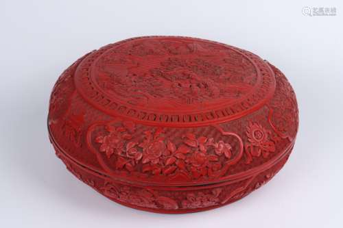 Carved Lacquer Holding Box