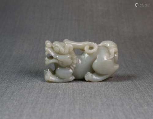Chinese Carved Jade Mascot