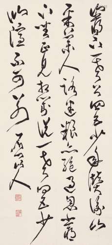 徐世昌（1855～1939）书法 立轴 水墨纸本