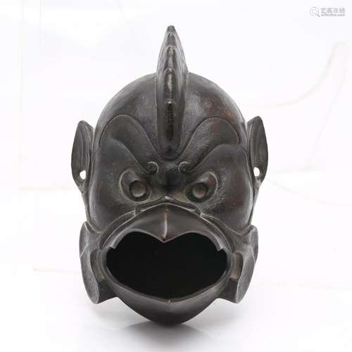 JAPANESE MEIJI SCHOOL, LATE 19TH CENTURY. Garuda mask.