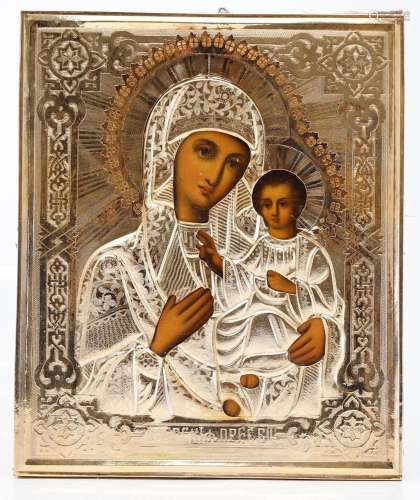 RUSSIAN SCHOOL OF THE EARLY 20TH CENTURY. Madonna and Child.