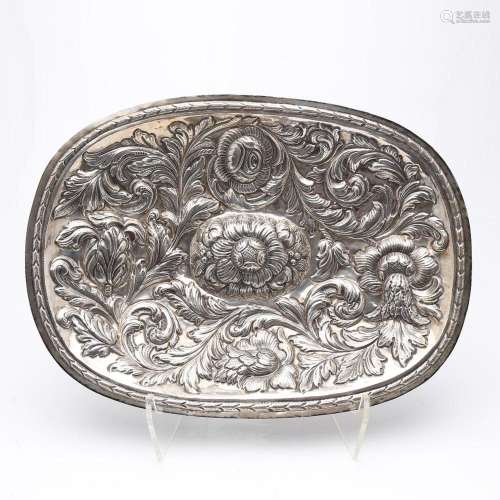 Cordovan silver tray, 18th Century.