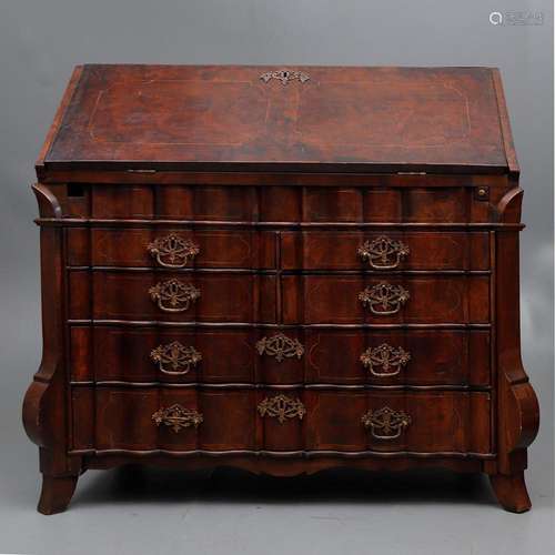 English cabinet in walnut palm, 18th Century with transforma...