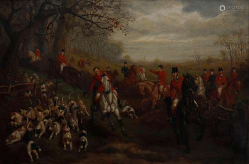 EDWARD BENJAMIN HERBERTE. Hunting scene.