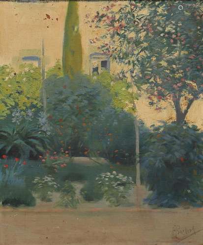 RAMÓN PICHOT GIRONÉS. Garden. (d)