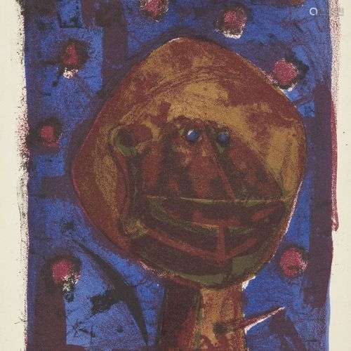 Rufino Tamayo, Mexicain, 1899-1991- Cabeza con Pájaros [Pere...