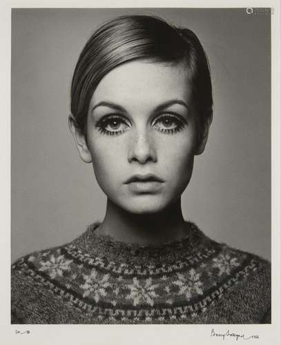 Barry Lategan, Britannique né en 1935- Twiggy, 1966 ; épreuv...