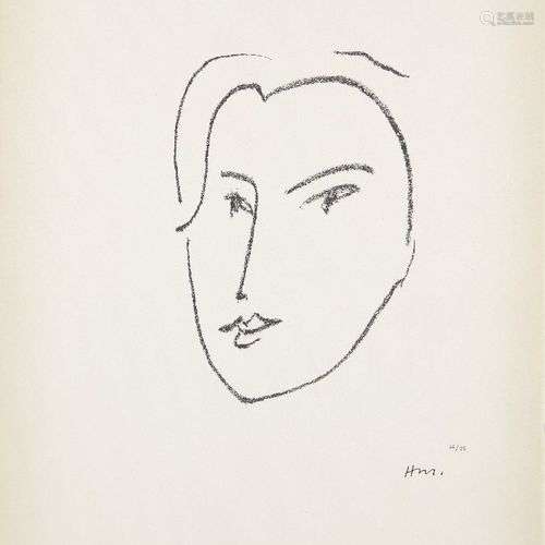 Henri Matisse, Français 1869-1954- La longue mèche de cheveu...