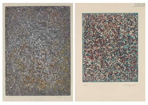 Mark Tobey, Américain 1890-1976- Summer Joy et Untitled (Abs...