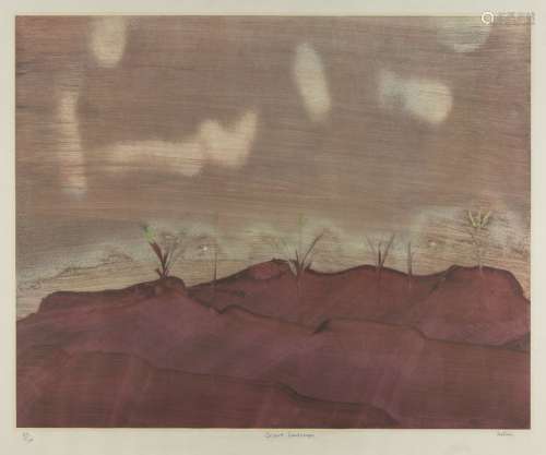 Sir Sidney Nolan OM AC CBE, Australien 1917-1992- Paysage du...