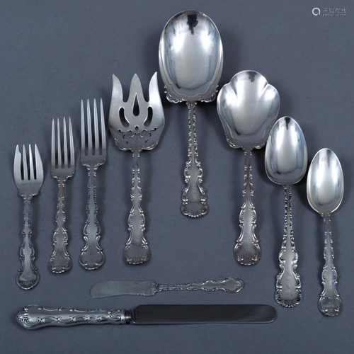 Gorham Silver Part Flatware Service