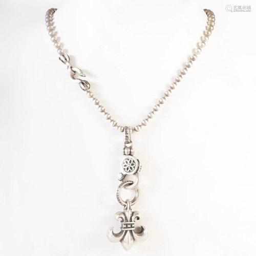 Chrome Hearts Silver Anchor Pendant