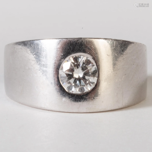 Platinum and Diamond Ring